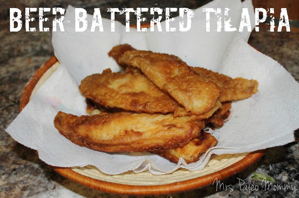 Beer Battered Tilapia and Zuccinni Casserole