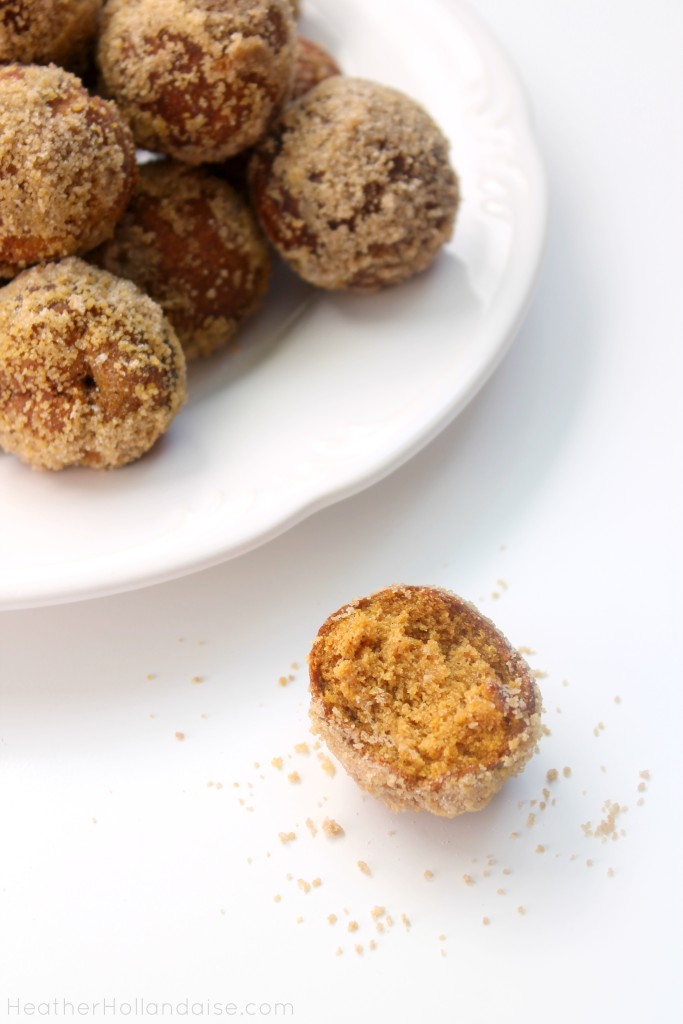 Gluten Free & Paleo Pumpkin Spice Donut Holes